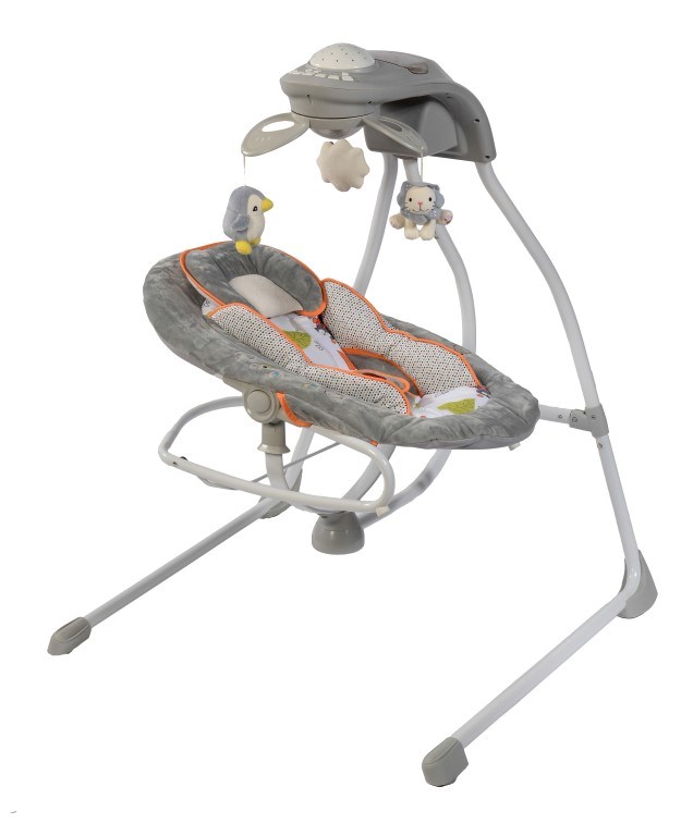 דיל חדש!! נדנדה חשמלית לתינוק משולבת טרמפולינה עם אפשרות הקרנה של צורות לתקרה ועוד! רק ב750 ש''ח . משלוחים לכל הארץ.